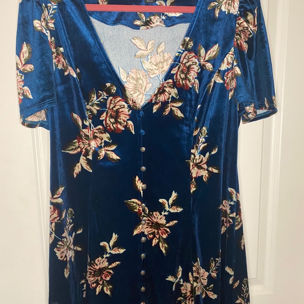 Velvet Mini Dress